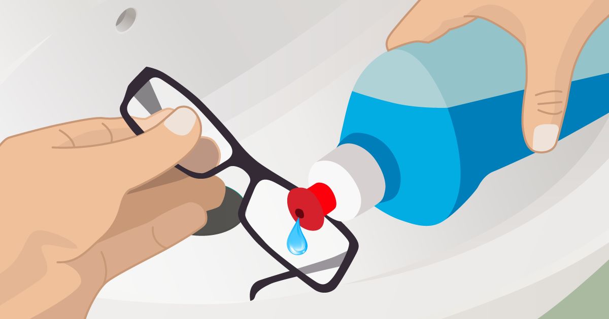 How To Clean Glasses Cleaning Spectacles All About Vision