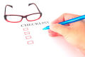 列表de verificação de armação de óculos