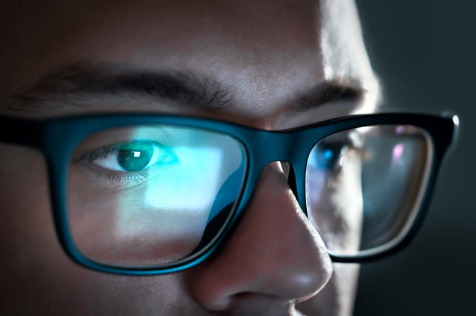 Blue-light glasses don't help with eye strain, major study says