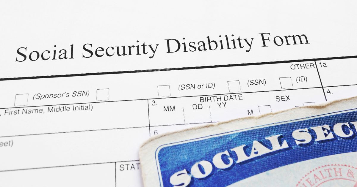 social security disability form example