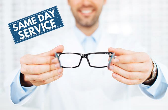 Same-Day Eye Exam and Glasses - All About Vision