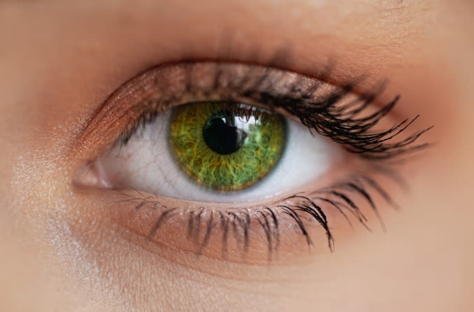 緑の目を持つ女性