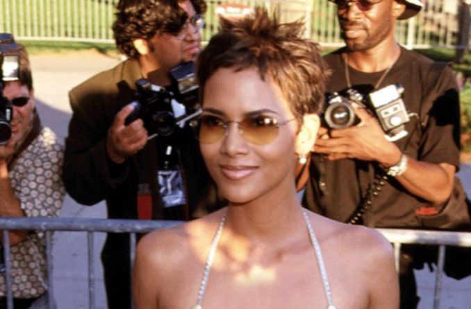 Halle Berry wearing sunglasses
