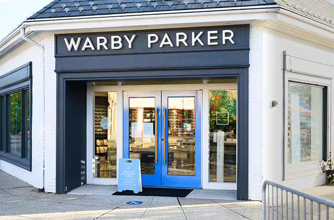 warby parker newbury st eye exam