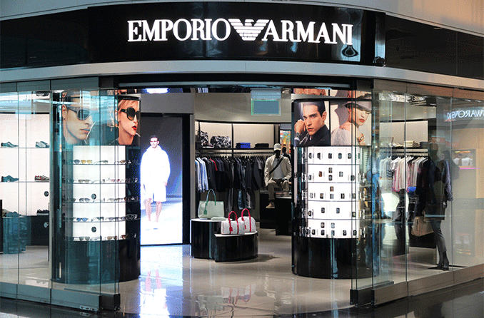 emporio armani showroom near me