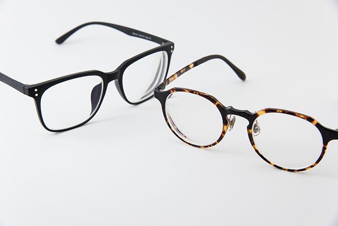 Round face outlet spectacles