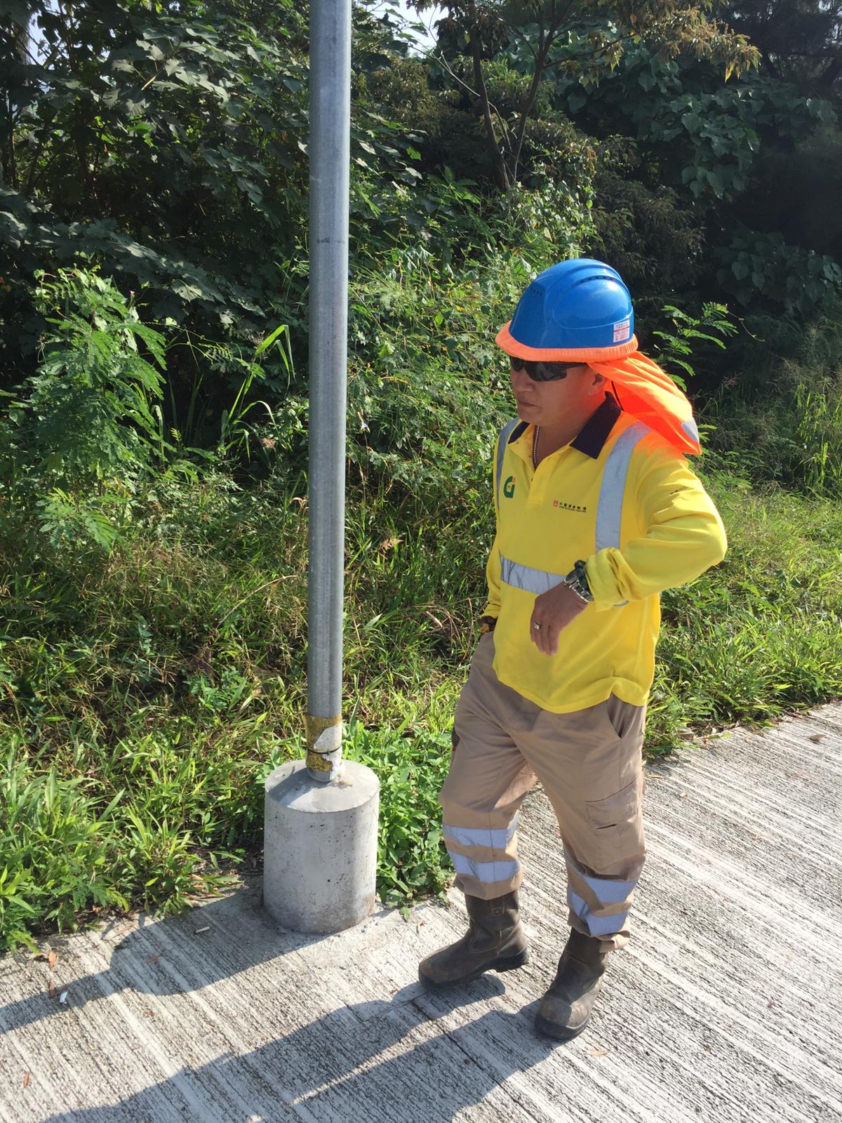 沙田單車公園渠務工程地盤