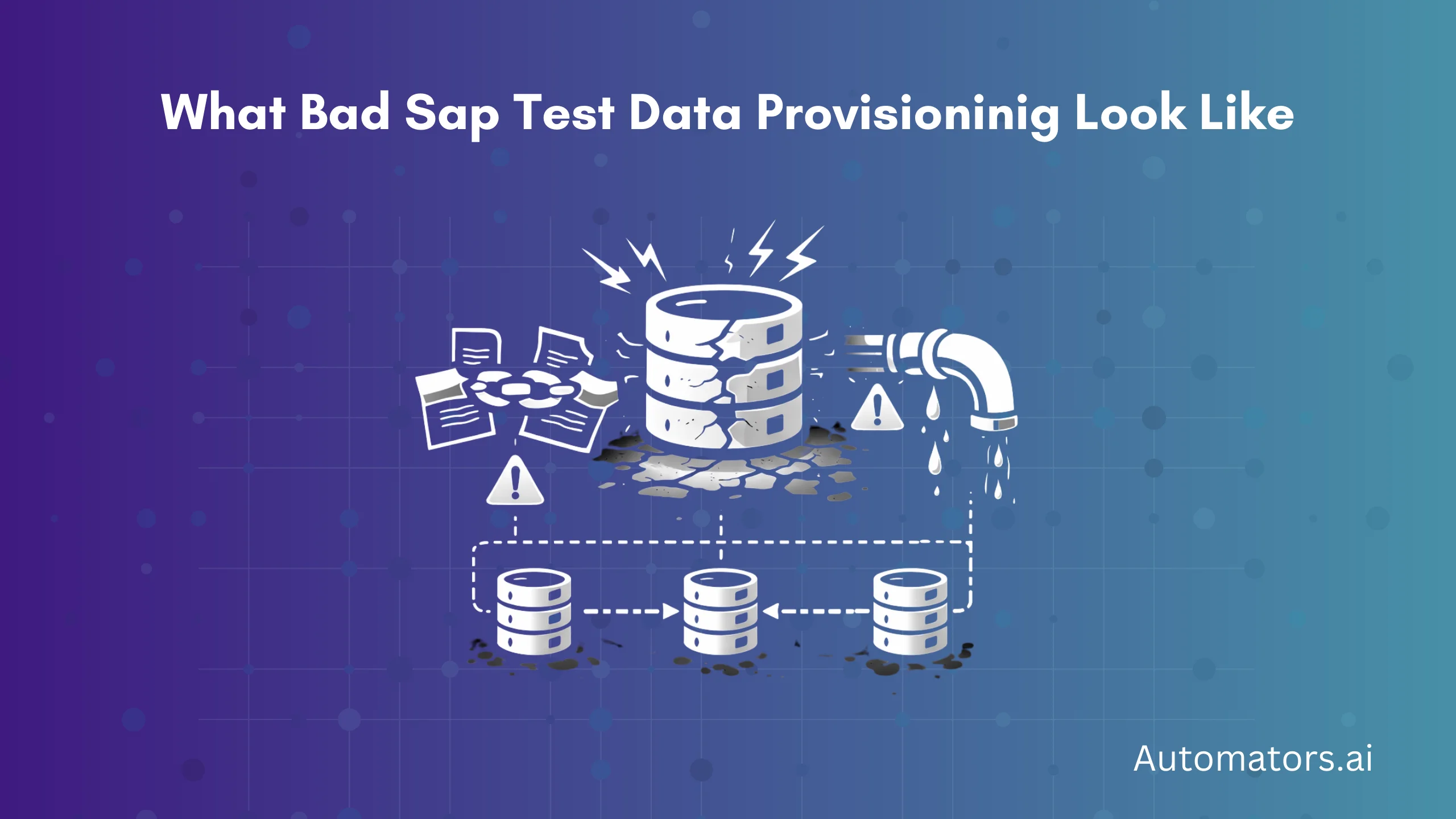 Bad Sap Test Data Provisioninig