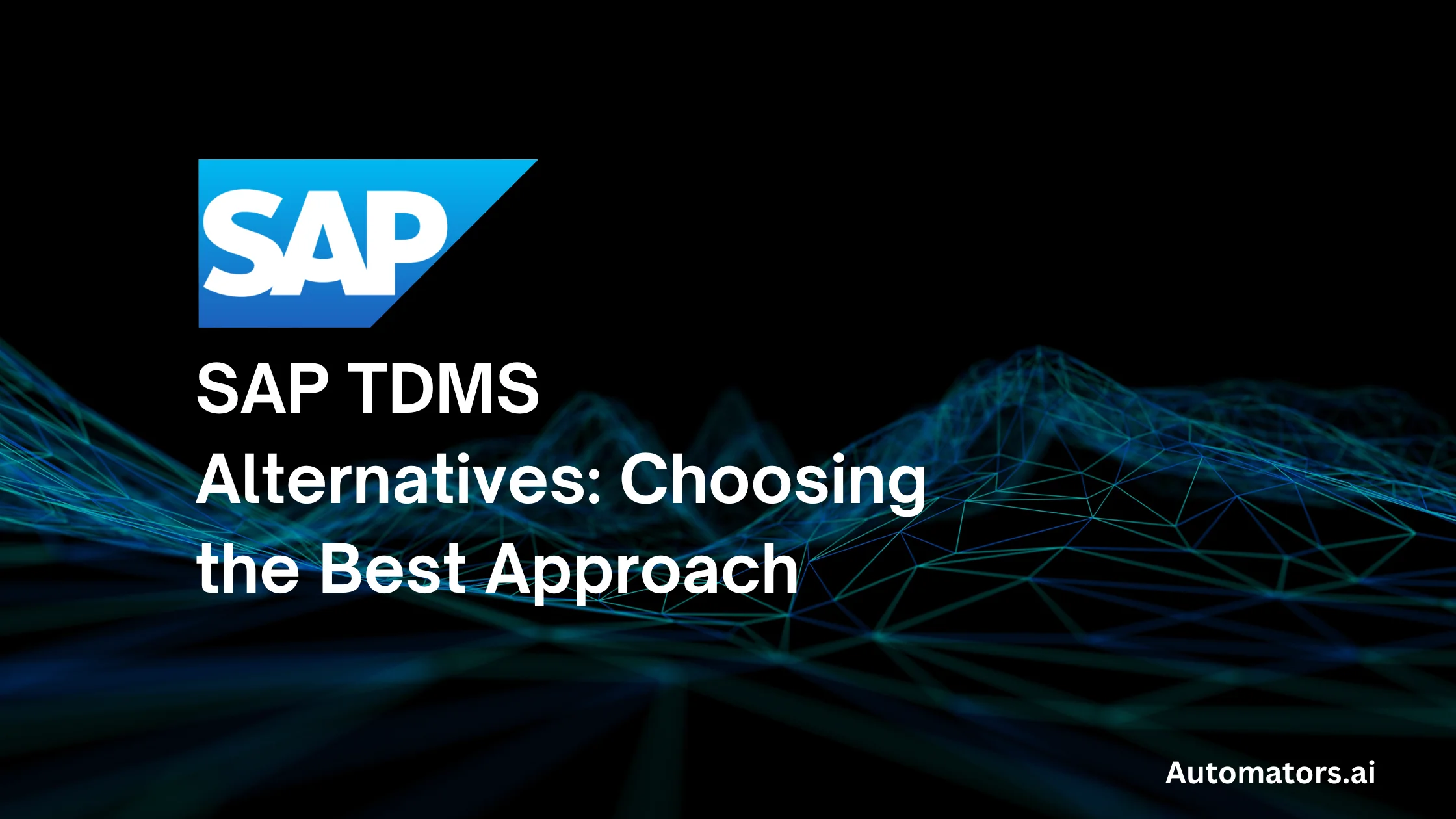SAP TDMS vs Alternatives: Why Synthetic Data Is a Good Option