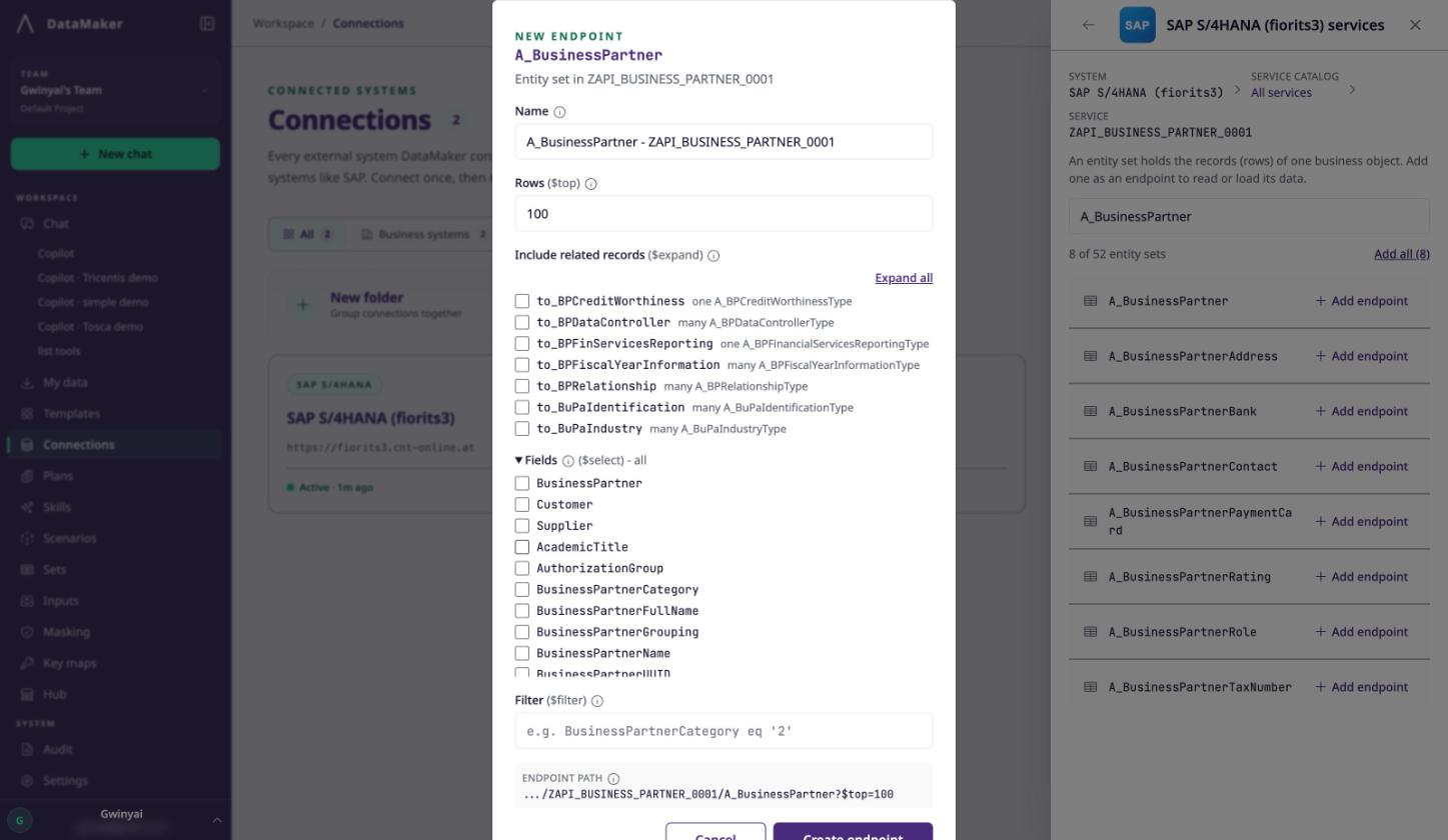 A_BusinessPartner relationships and fields