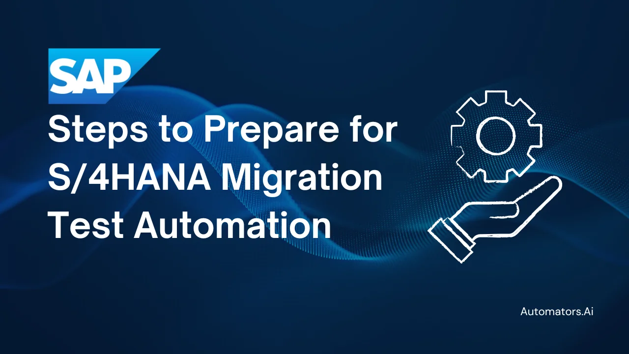Migration Test Automation Preparation