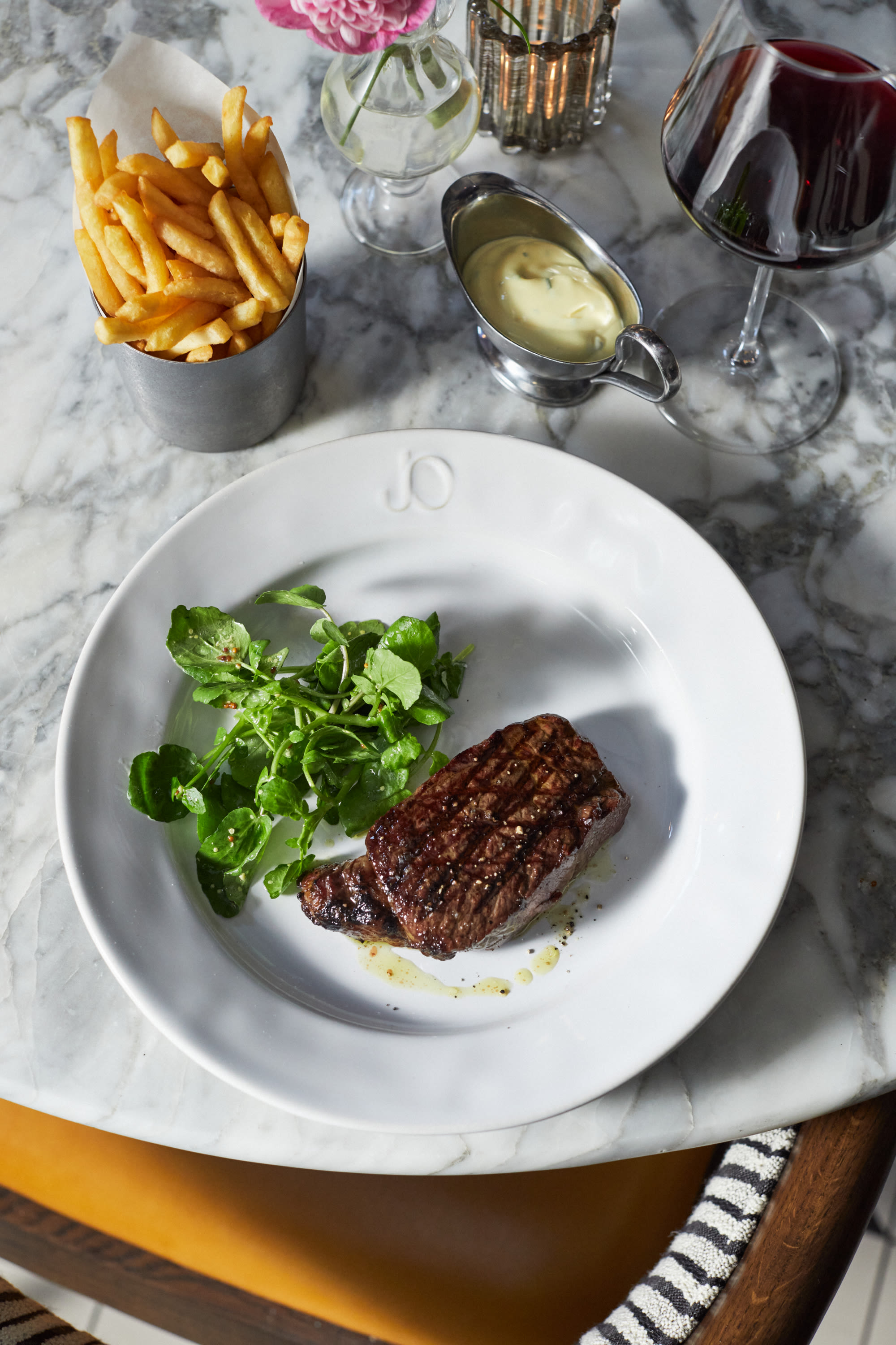 Steak and chips 