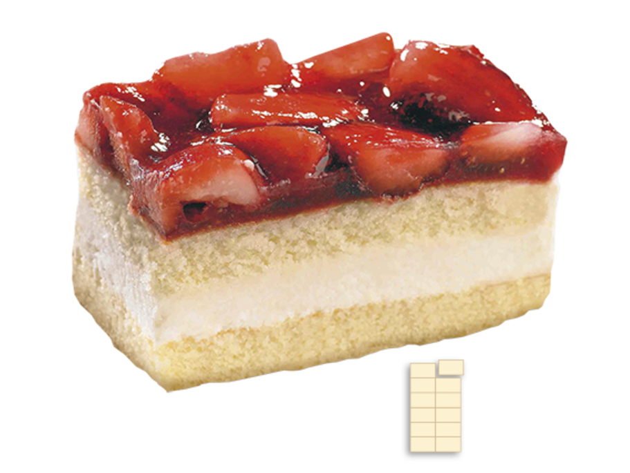 Erdbeer-Buttermilch-Schnitte