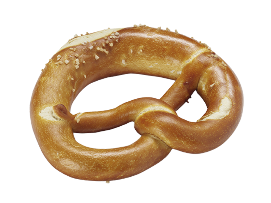 Laugenbrezel, geschnitten