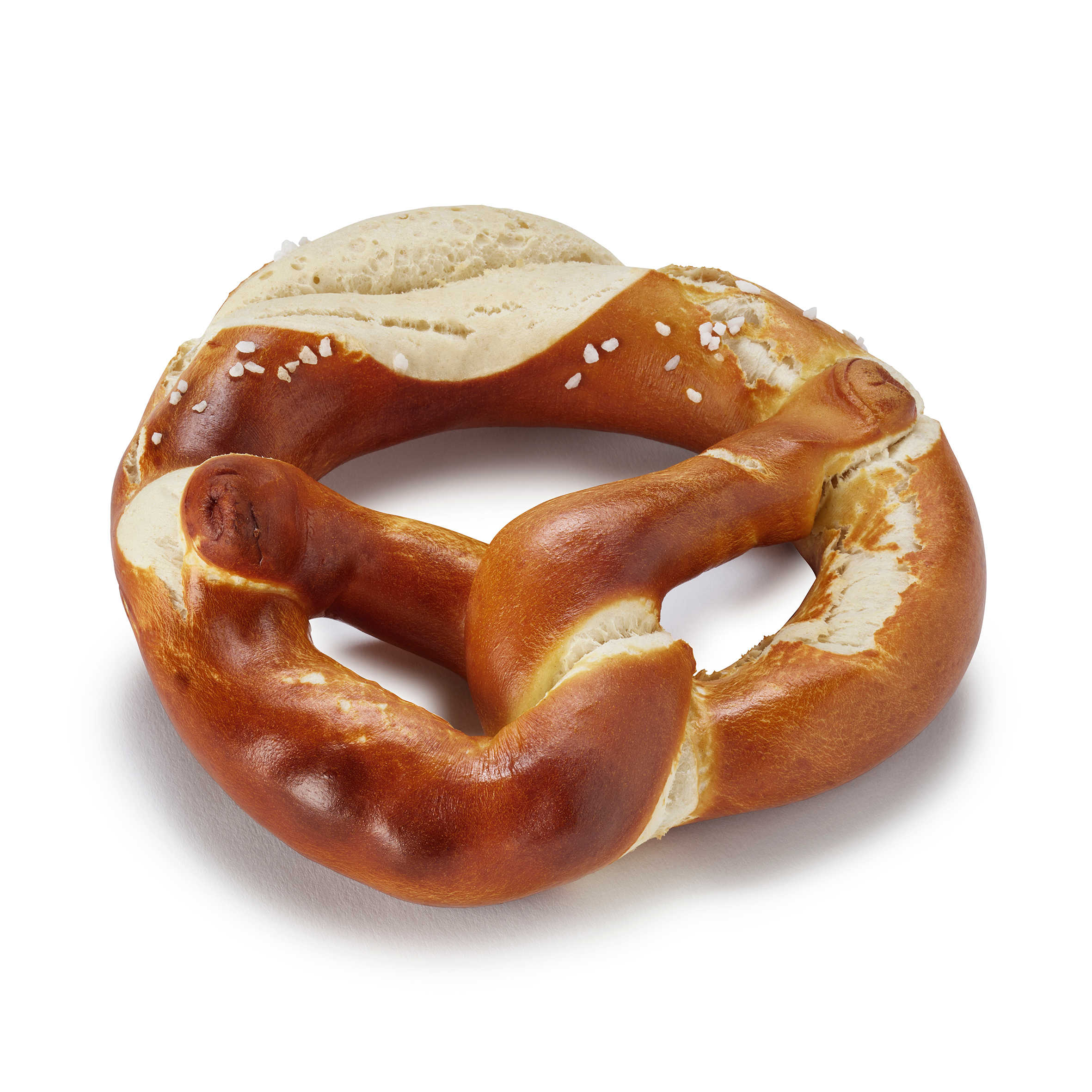 Laugenbrezel, geschnitten