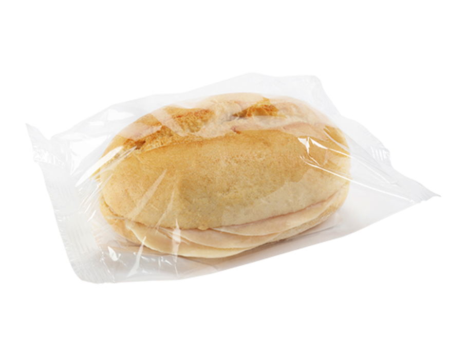 Belegtes Brötchen mit Hähnchenbrust