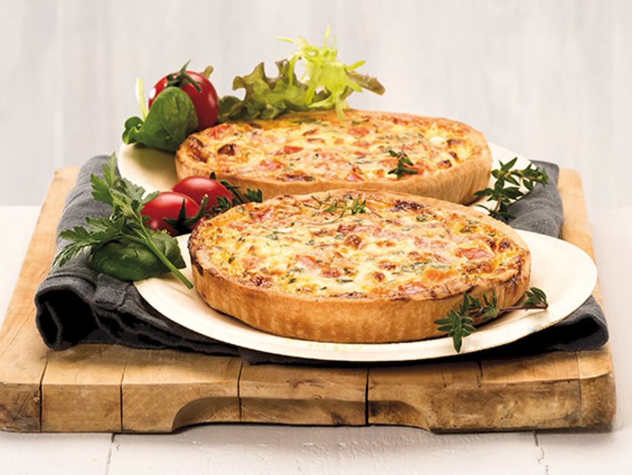 Quiche Ziegenkäse-Tomate