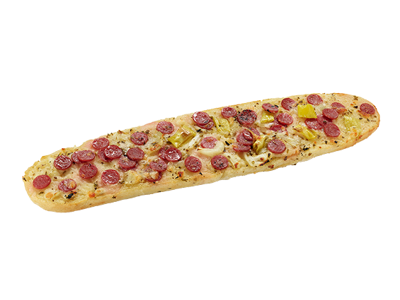 Geflügel Salami-Peperoni-Baguette