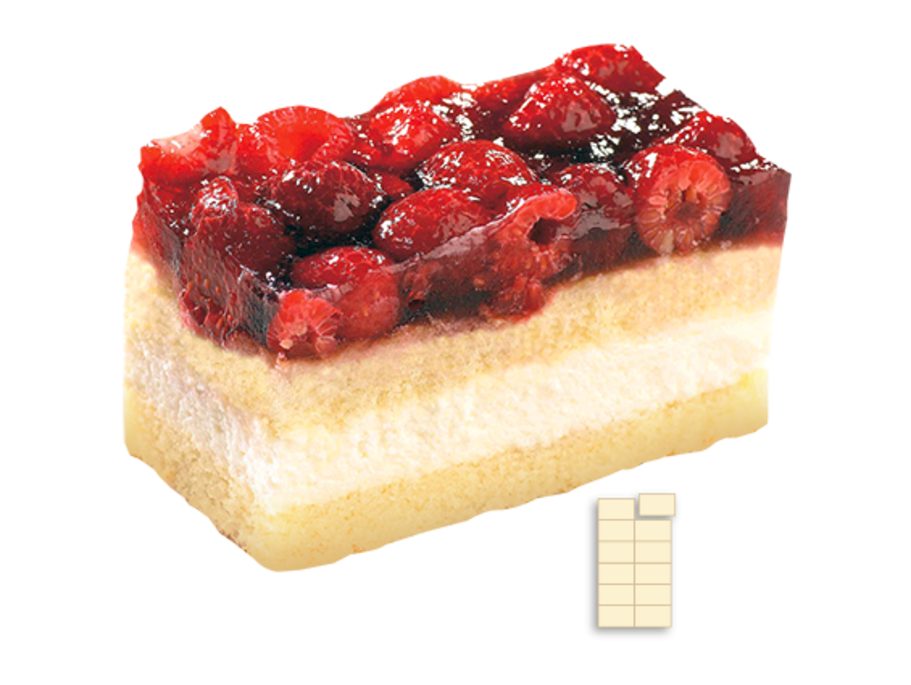 Himbeer-Käse-Sahne-Schnitte