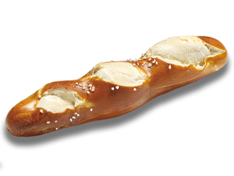 Laugenstange geschnitten