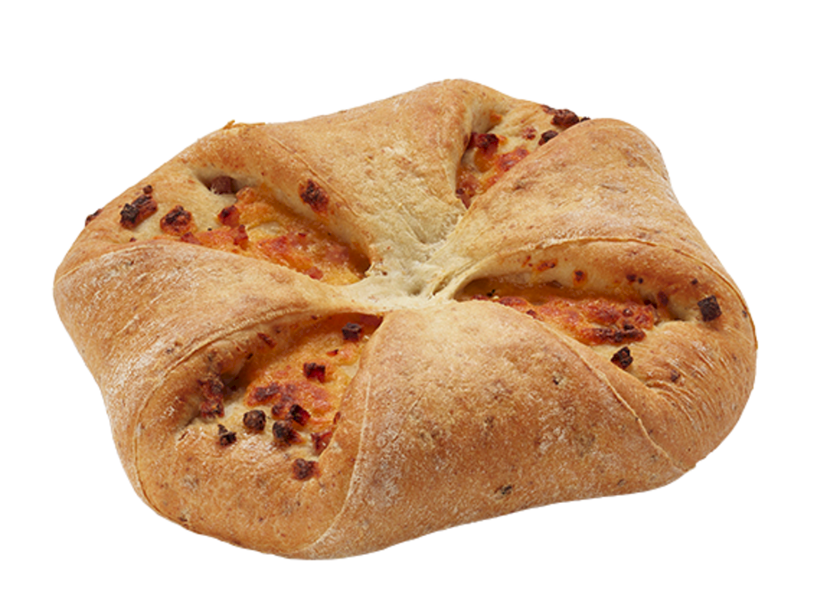 Schinken-Cheddar-Brot