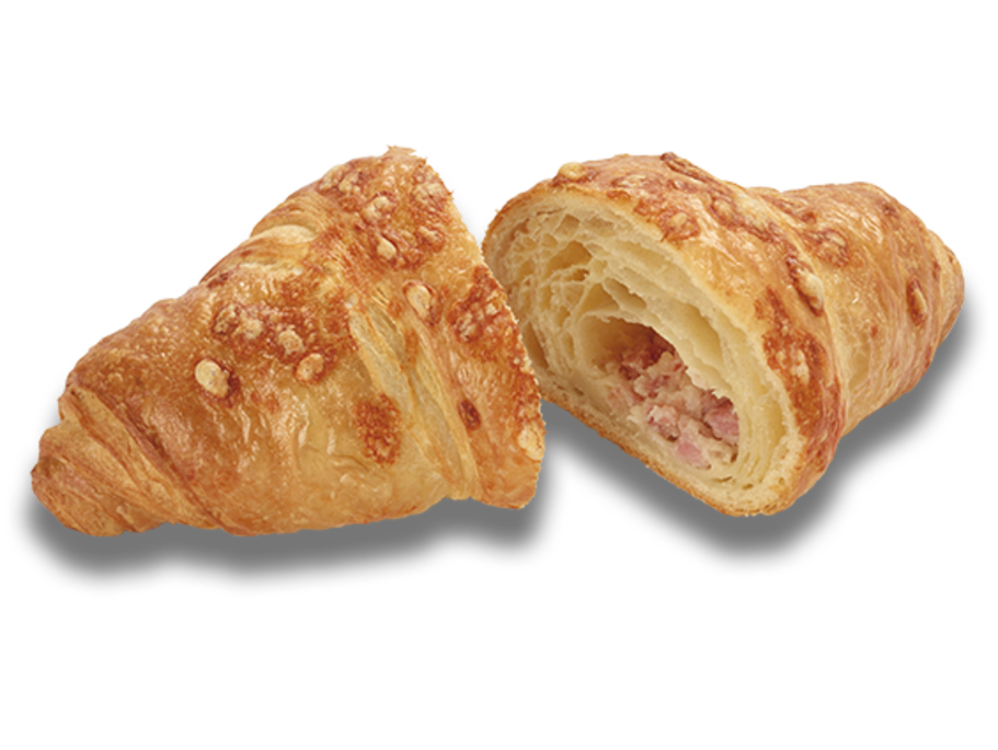Schinken-Käse-Croissant-Snack