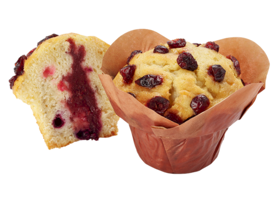 Gefüllter Himbeer Muffin