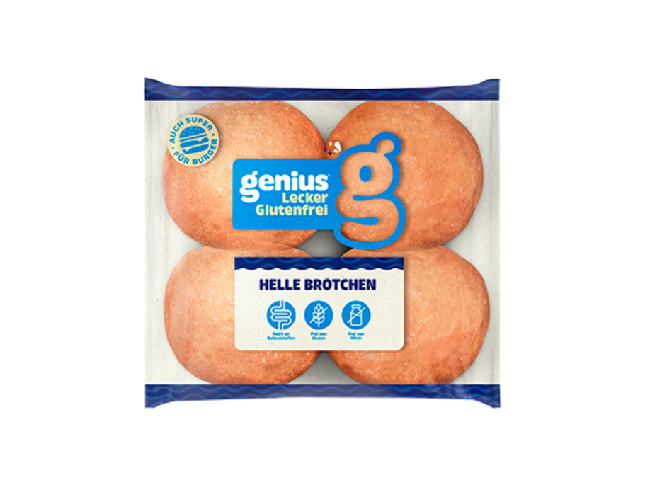 Genius® Glutenfrei helle Brötchen