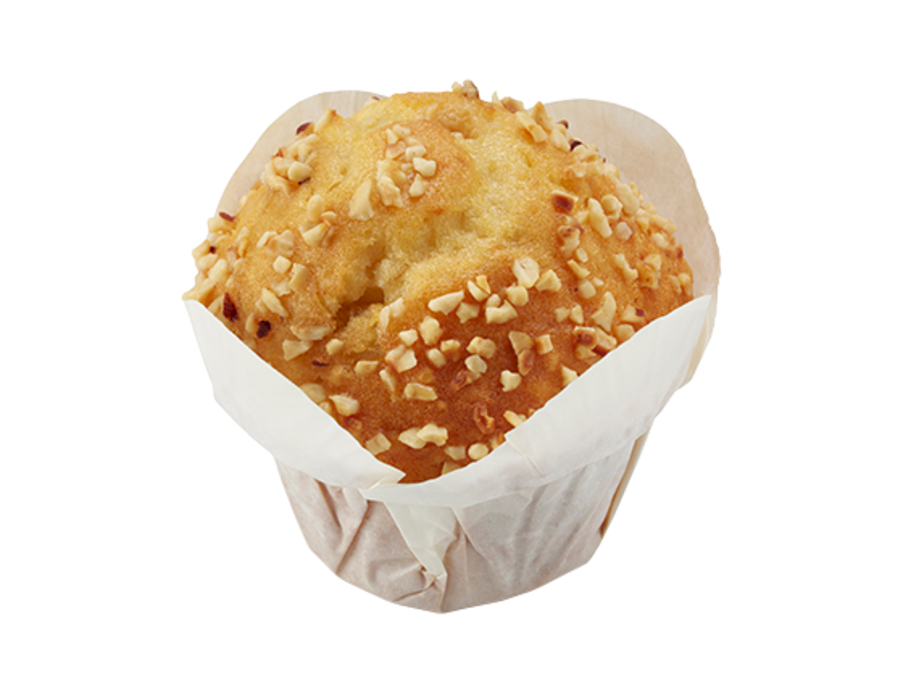 Gefüllter Haselnuss Muffin