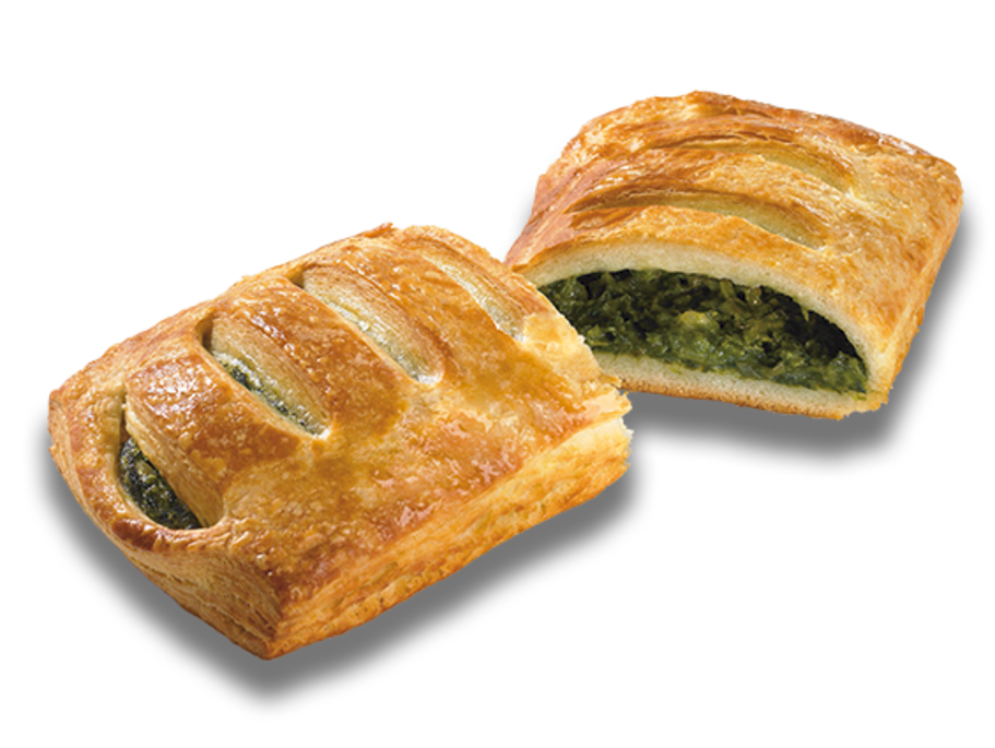 Spinat-Lauch-Strudel