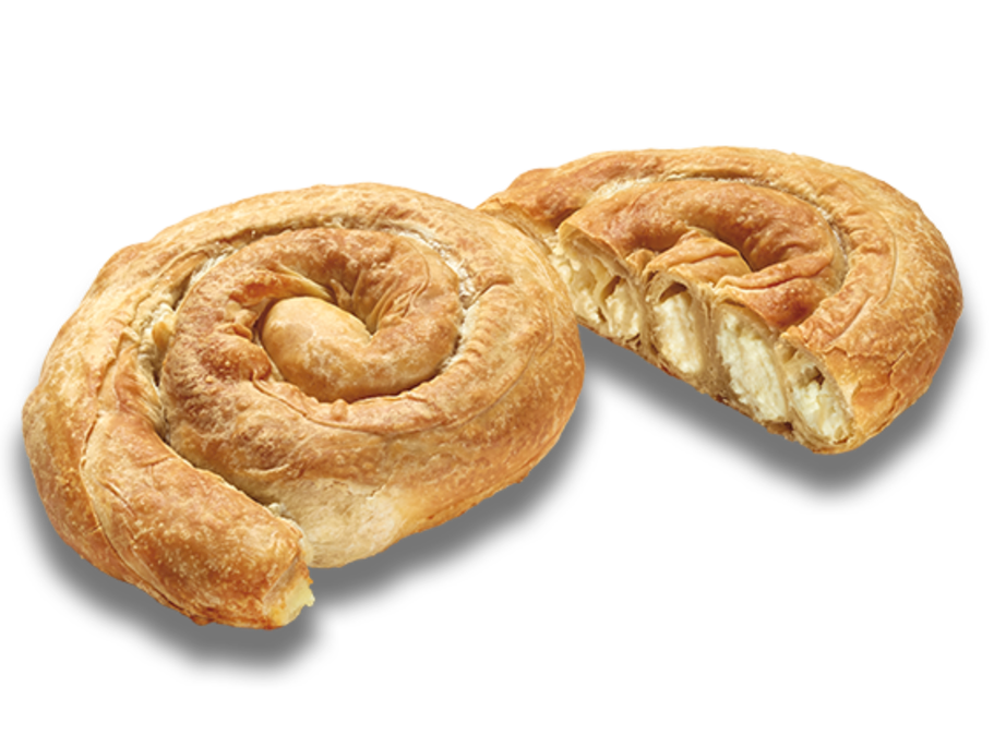 Börekschnecke mit Käse