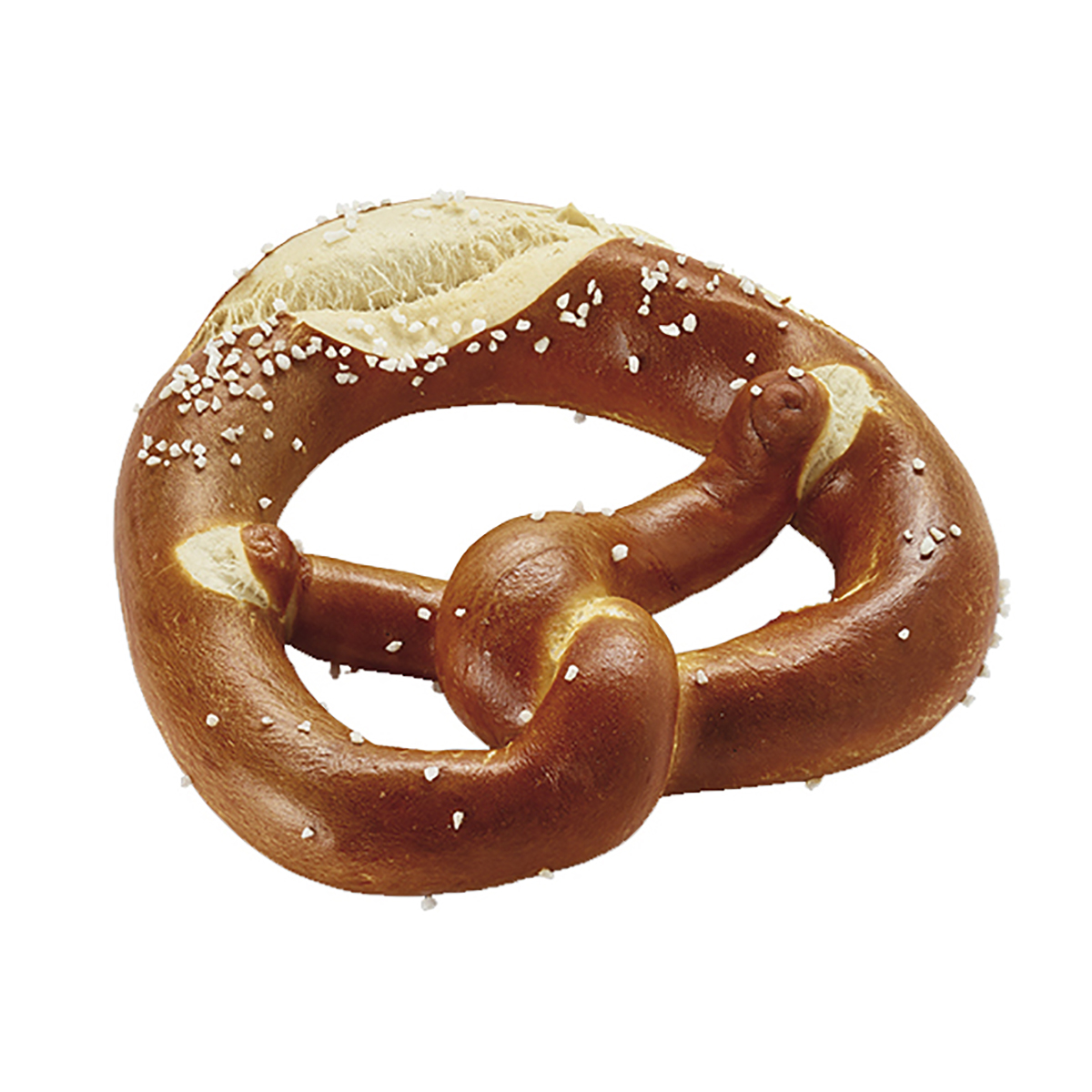 Laugenbrezel, geschnitten