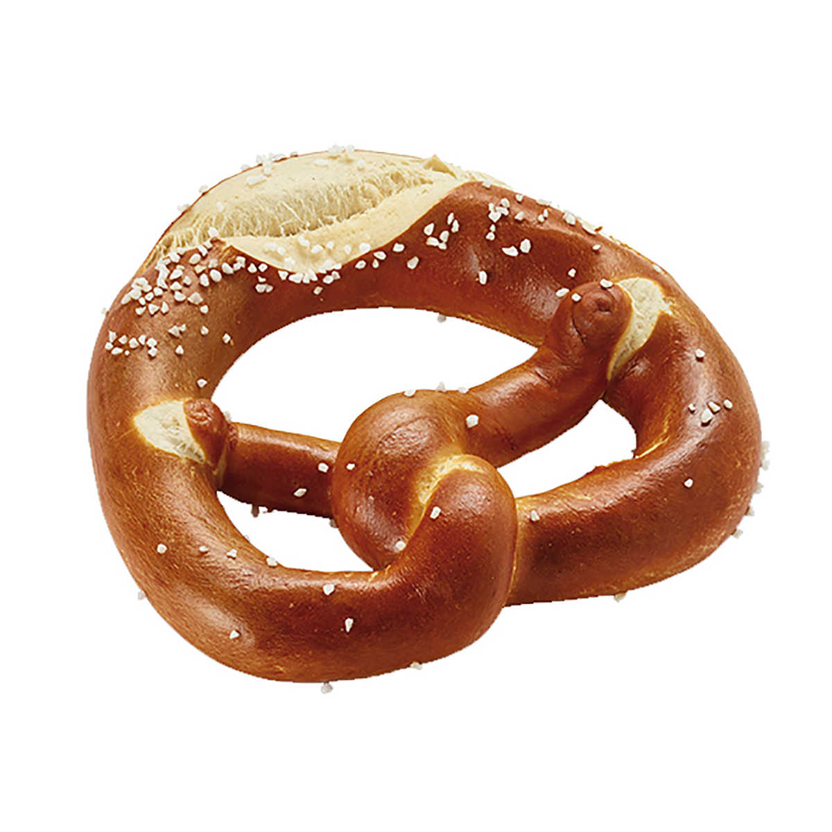 Laugenbrezel, geschnitten