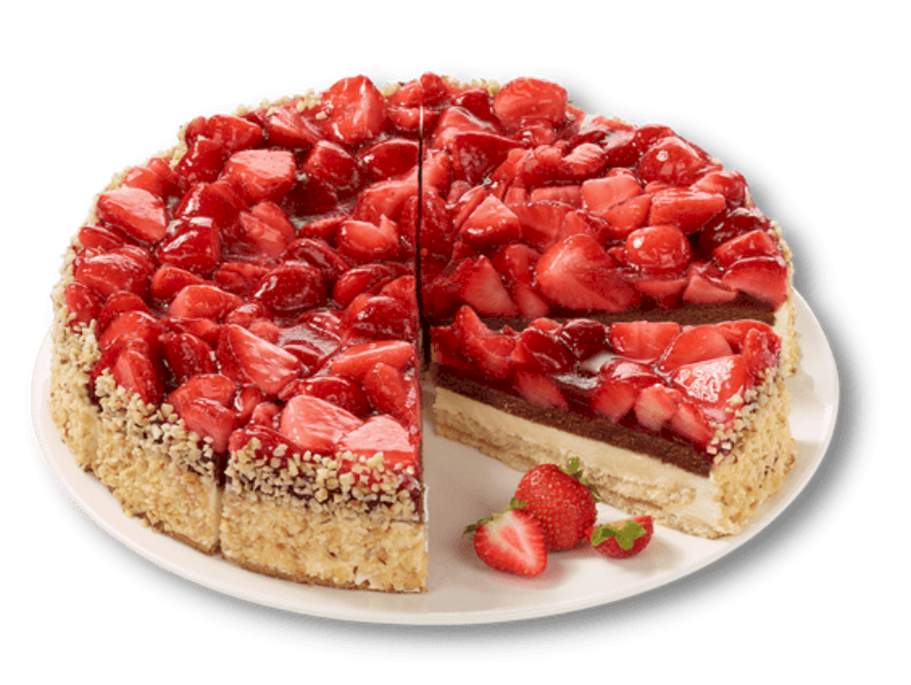 Feinster Erdbeerfruchtkuchen