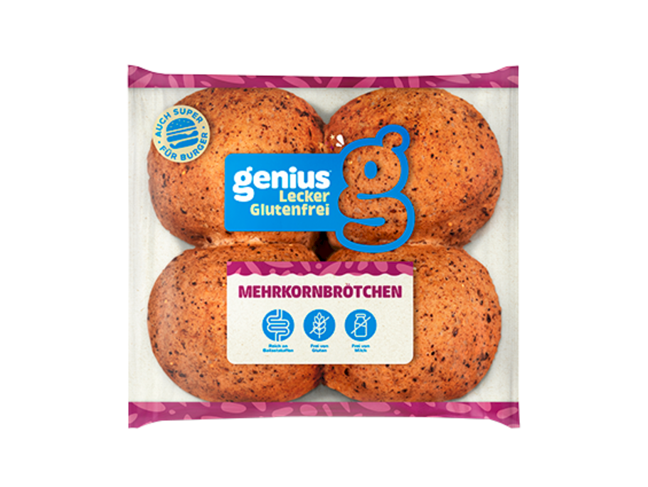 Genius® Glutenfrei Mehrkornbrötchen