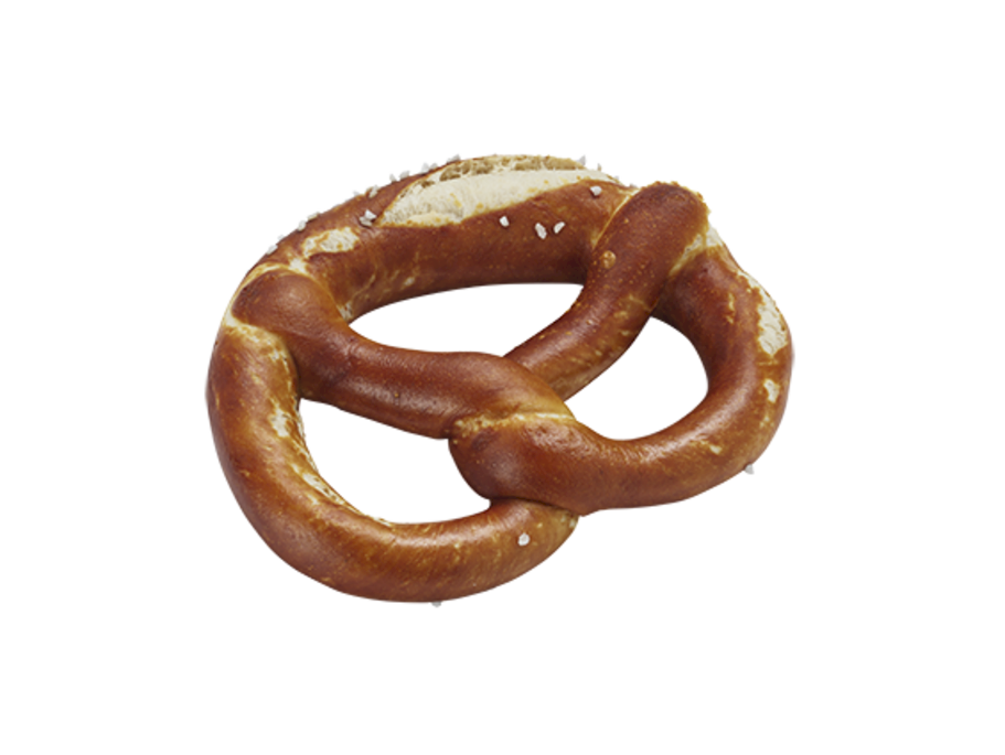 Laugenbrezel, geschnitten