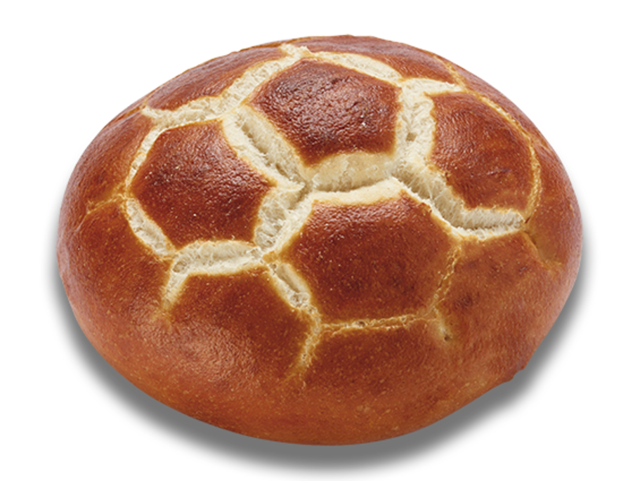 Laugenfussballbroetchen
