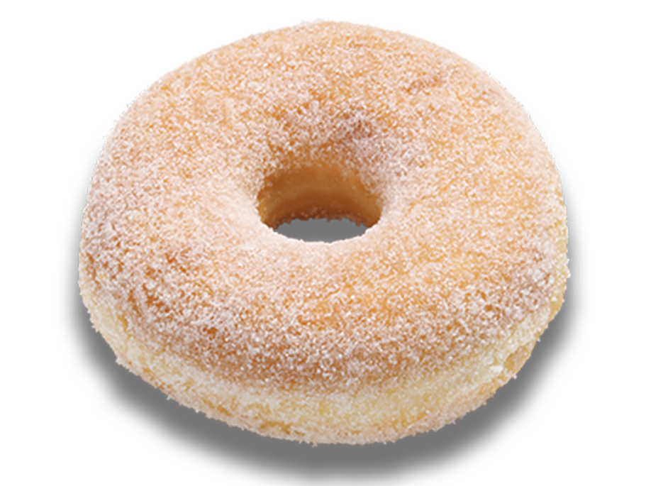 Donut gezuckert