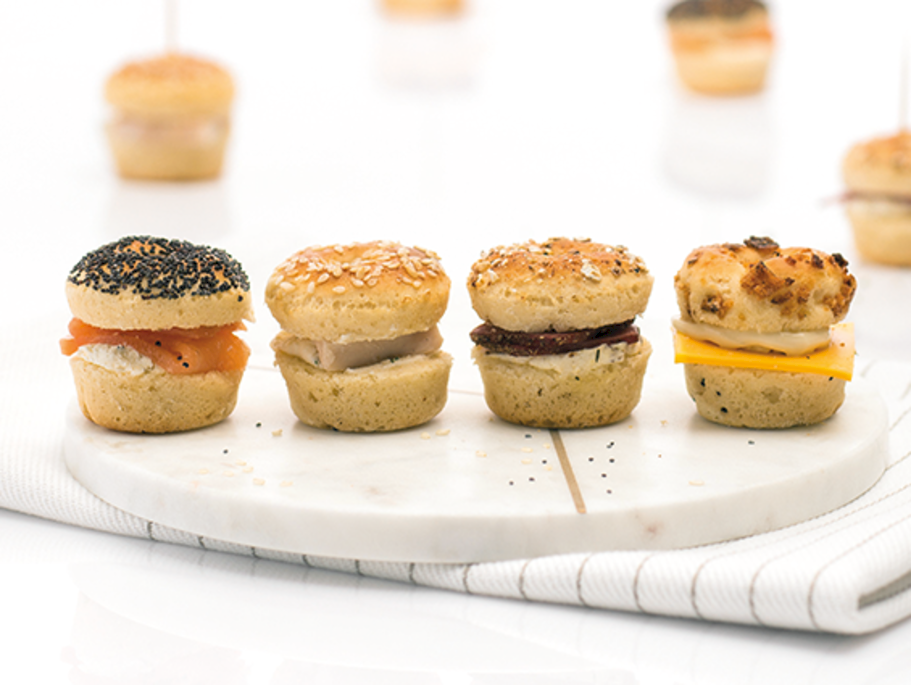 Mini Bagels Garni
