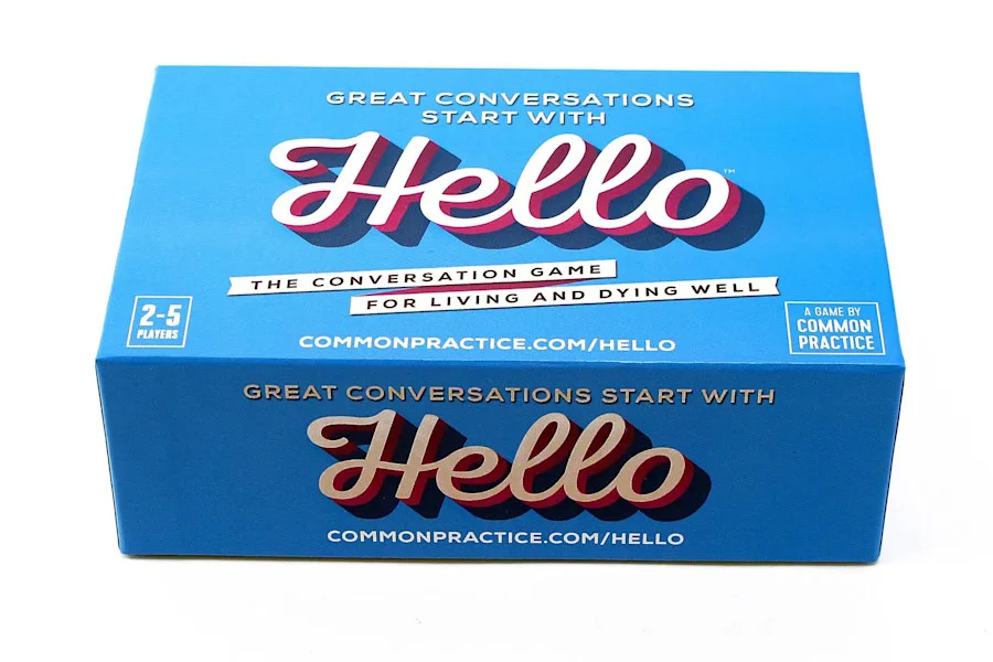A box of the Hello game