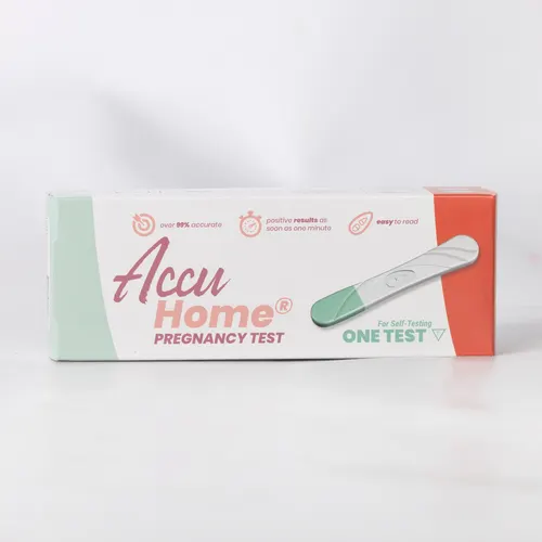 a package for pregnancy tests