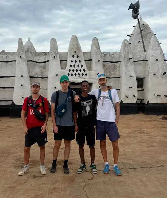 Germany to Ghana interns learning, exploring and building connections.