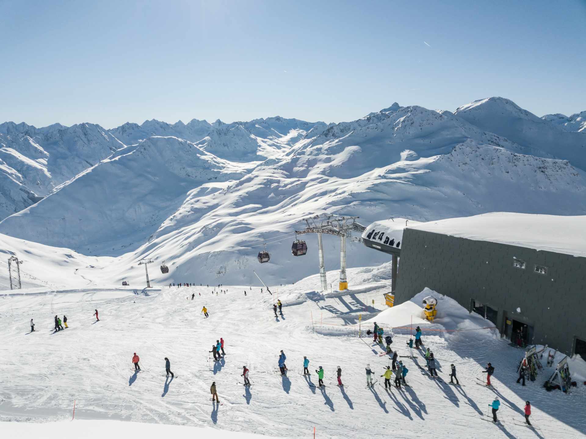 The snow-assured region of Andermatt is prized for all types of winter sport.