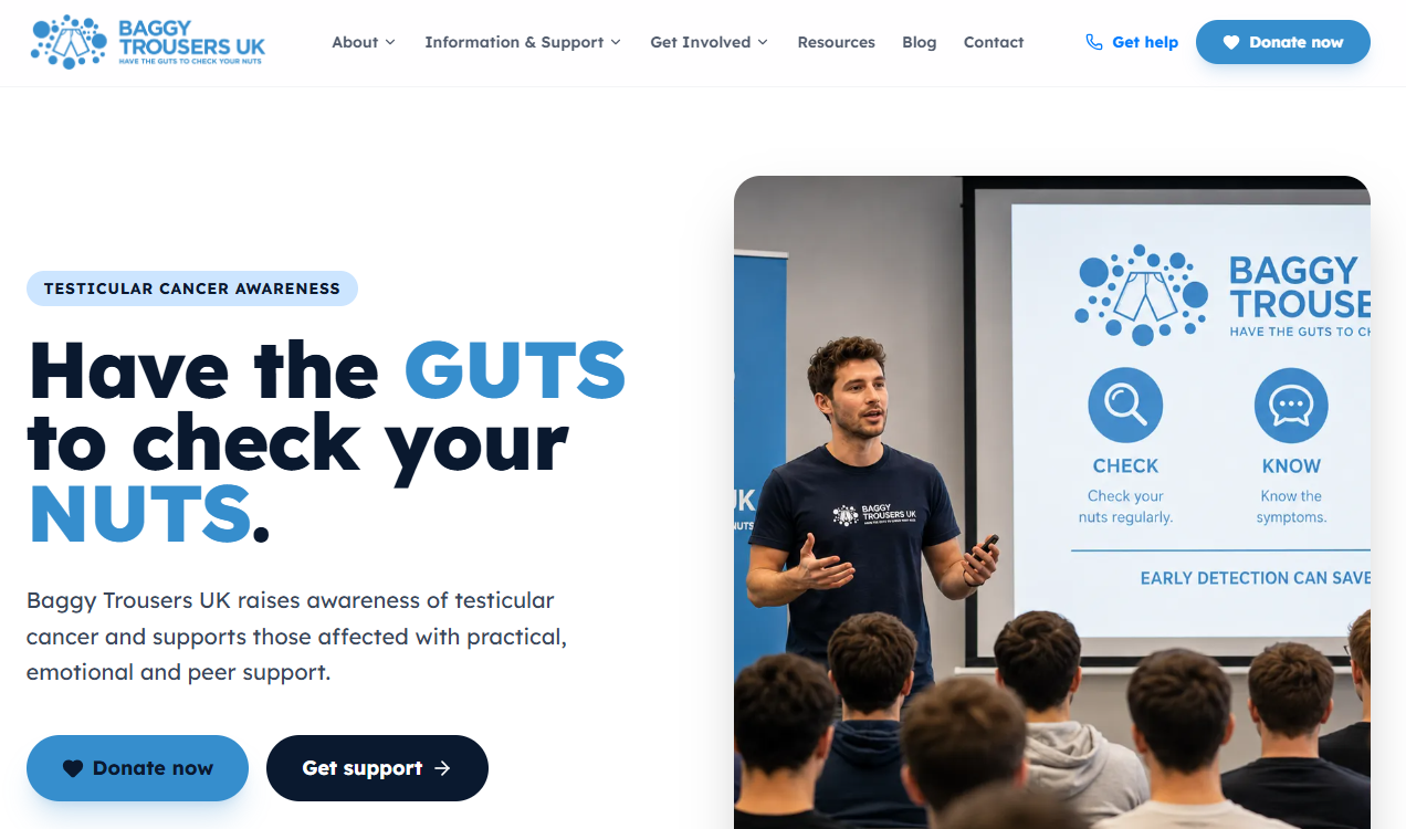 Homepage screenshot