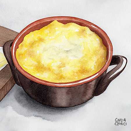 Polenta Valsugana - illustrated recipes