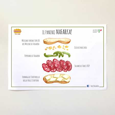 Tra i due paninoteca - tovaglietta