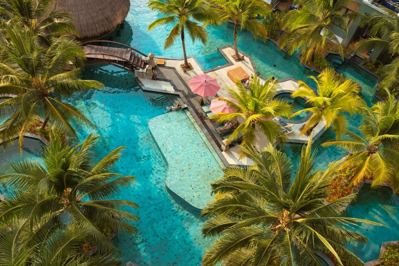 adults only pool area from a bird view at TUI BLUE My Khao Lak