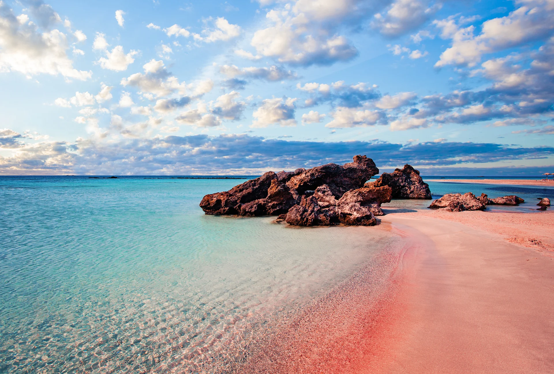 Elafinissi Beach, Pink Beach, Greece, Crete