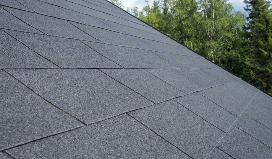 IMG - Plano XL musta kattolaatta grafiitinmusta lähikuvassa katolla - 2600 px / 1524 px