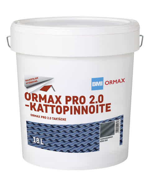 IMG - Ormax Pro 2.0 -kattopinnoite purkki 18L - 486 px / 575 px
